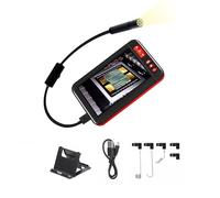 Cámara endoscópica de 8 mm con luz, cable de 6.5 pies, boroscopio digital de mano con pantalla LCD a todo color de 4.3 pulgadas