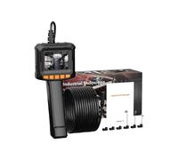 Cámara endoscópica, endoscopio HD 1080P con zoom 2x, cámara de inspección de tuberías IPS de 2,4 pulgadas
