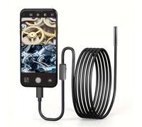 Cámara endoscópica industrial de dos puertos for inspección alcantarillado System HD 960P. for revisión automóviles(2m,Soft Cable)