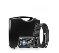 Cámara endoscópica, NTS500 5. Endoscopio industrial de mm dual y tres lentes 2 0mp Cámara inspección pulgadas 128 0p HD LCD Borroscopio impermeable con 6 LED(1m,7.6mm Single lens)