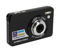 Cámara, Enfoque Automático Multifuncional 4K 56MP Cámara Vlogging Zoom 20X HD para Niñas para Fotografía (Black)