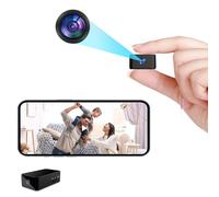 Cámara espía - Cámara oculta 1080P - Mini cámaras WiFi - Cámara espía Samll recargable, cámara inalámbrica de vigilancia para interiores y exteriores con detección de movimiento, visualización en