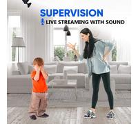 Cámara espía compacta, mini cámara WiFi inalámbrica oculta Full HD 1080P, lente gran angular para reproducción remota, funcionamiento continuo,