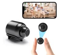 Cámara espía, mini cámara espía inalámbrica oculta, cámara inalámbrica WiFi HD 1080P con audio y video, cámara pequeña para vigilancia de seguridad del hogar con visión nocturna, detección de