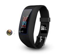 Cámara Espía Oculta Smartwatch, Cámara Espía Inteligente Reloj, Mini Video cámara espía, 1080P Videocámara Smart Watch con Pulsómetro para Teléfono