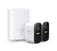 Eufy Security eufyCam 2C, Camara vigilancia WiFi Exterior, Camara de vigilancia Exterior,180 días de duración de la batería, HD 1080p, nessun Costo mensile, Conjunto de Dos cámaras