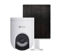 EZVIZ HB8 Lite 2K+ Kit Cámara de Seguridad Exterior Rotativa 340º a Batería QHD + Panel Solar