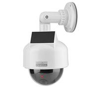 Cámara Falsa Speed Dome Solar con Objetivo y luz LED roja, Resistente al Agua, para Interior y Exterior
