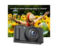 Cámara Fotográfica Digital Compacta 5K con Digital de 18X, Grabadora de Video Vintage para Vlogs, Cámara Web para Selfies.