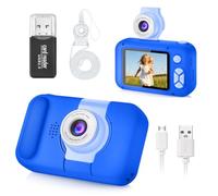 Camara Fotos Infantil,ARNSSIEN Cámara de Fotos Digital con Lente de180°Flip