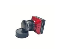 Cámara FPV de 1/3 CMOS 1500TVL, Lente de 2,1 mm, 5V-30V PAL/NTSC con OSD Ajustable Internamente para Dron de Carreras FPV RC, Rojo