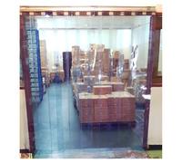 Cámara Frigorífica Congelador Tira De Plástico PVC Cortina Para Puerta, Comercial Aislada Para Frigorífico Garaje Almacén Entrada(90x230cm)