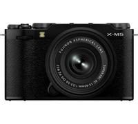 Cámara sin espejo Fujifilm X-M5 negra + lente de 15-45 mm nuevo