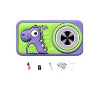 Cámara HD 1080P para Niños Pequeños, Pantalla 2,4 Pulgadas, Enfoque Automático, Linda Cámara Video Selfie MP3 con Dibujos Animados para Regalos