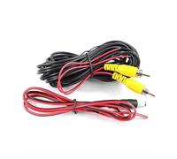 Cámara Impermeable Cámara Marcha Atrás Vista Frontal Respaldo Trasera Monitor Estacionamiento 4 Luces Nocturnas CCD Automático Impermeable Video HD 170 Grados(6M RCA Cable)