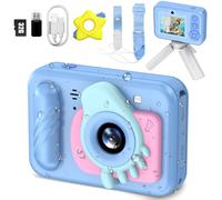 Cámara impermeable para niños, cámara subacuática para niños, cámara digital HD para niños pequeños con grabación de video 1080P, regalo ideal de cumpleaños de Navidad para niños y niñas de 3 a 12