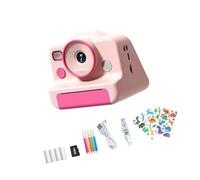 Cámara infantil con impresora fotográfica instantánea, grabación de vídeo 1080p, 2,4 pulgadas