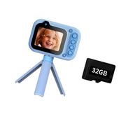Cámara infantil de 2600 W, 32 GB, memoria integrada, 3 metros de profundidad, alerta de fotografía subacuática, MP3, cámara digital para niños