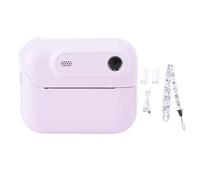 Cámara Instantánea, 1080p 48MP Cámara Digital de Impresión Instantánea Linda con Zoom 6X, Impresión Instantánea con 3 Rollos de Papel Impreso, Regalos Ideales para Niños para
