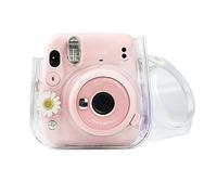 Cámara Instantánea 11 Flower Instant Protective Mini para Camera Case Patrón Transparente Foto Cámara Instantánea Baratas Y Safor Compatible with lga La Foto (as Show, One Size)