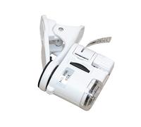 Cámara Instantánea Baratas Y Safor Compatible with lga La Foto Labio C 9595W Vidrio 60X Mini LED Teléfono Lupa Microscopio móvil Foto Cámara Instantánea Go (White, One Size)
