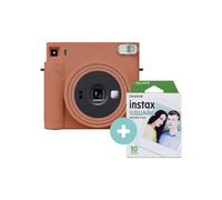 Cámara instantánea - FUJIFILM - instax SQUARE SQ 1 - Color naranja - Flash integrado - Formato cuadrado