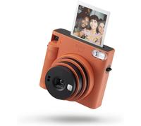 Cámara instantánea - Fujifilm Instax SQ1, Con película, Visor Galileo inverso, Obturador electrónico, Naranja