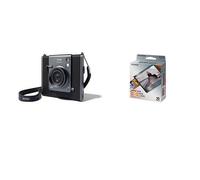 Cámara Instantánea Fujifilm Instax WIDE EVO Negra EX + Metal Cepillado - NUEVA -