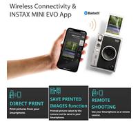 Cámara Instantánea Híbrida Fujifilm Instax Mini Evo Negra