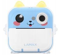 Cámara instantánea Lamax InstaKid2 Plus Flash Bluetooth Pantalla LCD Azul