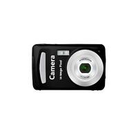 Cámara Instantánea Niños Funda Tarjeta de cámara Digital para niños de Alta definición con Pantalla de 2 Pulgadas, Entrada de micrófono y Transferencia de Medios (Negro) Cámaras (Black, One Size)