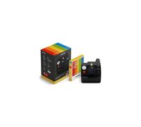 Cámara instantánea Polaroid Now+ Generación 3 + Paquete de películas (8 fotos) - Negro