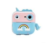 Cámara interactiva para niños con funcionalidad de impresión instantánea para una creatividad infinita (rosa)
