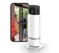 Cámara interior Eyes II de Bosch Smart Home, cámara de vigilancia wifi para interiores, compatible con Amazon Alexa