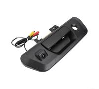 Cámara inversa de la manija del portón trasero para Nissan Navara D23 Np300 2015 2018 negro ABS impermeable ip68 lente de respaldo con cable de extensión de video y cable de alimentación para un
