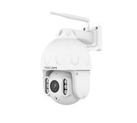 Foscam Cámara IP Domo PTZ Wi-Fi para Exteriores de 8MP con focos y Seguimiento Inteligente SD8P Blanca