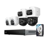 Cámara IP Eufy NVR Security System S4 4K Visión Nocturna Interior y Exterior Zoom Óptico