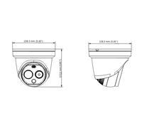 Cámara IP Hikvision DS-2TD1228-2/QA(NEGRO)