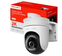 Cámara IP Mercusys MC510 Wi-Fi 360º para Exterior 2K 3MP Detección IA de Personas y Movimiento IP65