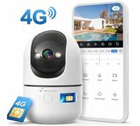 Cámara IP Nivian 4G 2K Visión Nocturna Interior IA Audio Bidireccional