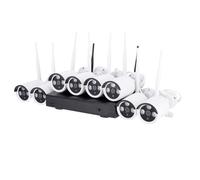 Cámara IP Nivian Kit 2K Visión Nocturna Exterior Detección IA