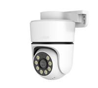 Cámara IP PTZ 4K POE de seguridad for exteriores, visión nocturna a color, inteligencia artificial, P2P, movimiento horizontal y vertical, con detección de movimiento, audio bidireccional, ranura for