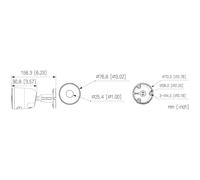Cámara IP Wi-Fi 6 Smart Dual Light 3 Mpx 2.8 mm F3D-IL-0280B