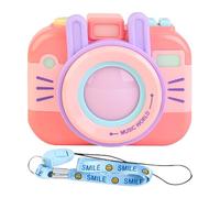 Cámara Juguete - Cámara Simulación Infantil | Juguete Educativo Temprano | Música, Canciones Infantiles, Luces, Botones Interactivos, Coordinación Mano-, Pensamiento Lógico, ABS Seguro, Cordón Incl