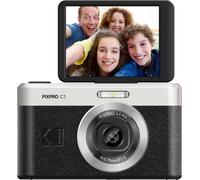 Kodak Pixpro C1 - Cámara Digital Ultra compacta | 13MP BSI CMOS, Zoom 4X, Pantalla LCD de 2.8", Flash LED, Batería integrada, Negro
