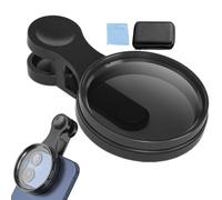 Cámara Lens Filter, Phone Lens Filter, 52 mm Clip-On Lens Filter Polarizing Filter, Multi-Coated Glass Phone Accessories Filter Kit for Phone and Lens, 3.54x2.17x0.79 inches