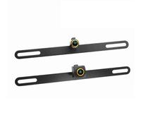 Cámara Marcha Atrás Automóvil Cámara Visión Trasera Coche 4K AHD 1080P CCD Soporte Matrícula Marco Tablero Decoración Accesorios Universales(C)