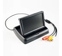 Cámara Marcha Atrás Automóvil Monitor LCD Coche 4,3/5 Pulgadas Pantalla TFT Escritorio/Plegable/Espejo Vídeo 4,3/5'' PAL/NTSC Aparcamiento Trasera Marcha Atrás(4.3 Inch Foldable)