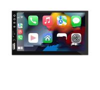 Cámara Marcha Atrás Automóvil Radio Coche 7 Pulgadas 1 DIN Reproductor MP5 Pantalla Táctil Multimedia FM ISO Entrada Auxiliar Bluetooth USB Autorradio(Control with Carplay)