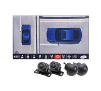 Camara Marcha Atras Cámara Coche 3D AHD 1080P 360 Grados Vista Panorámica, Vista Pájaro, Grabadora 4 Canales, DVR Automático para Reproductor con Perilla(16g)